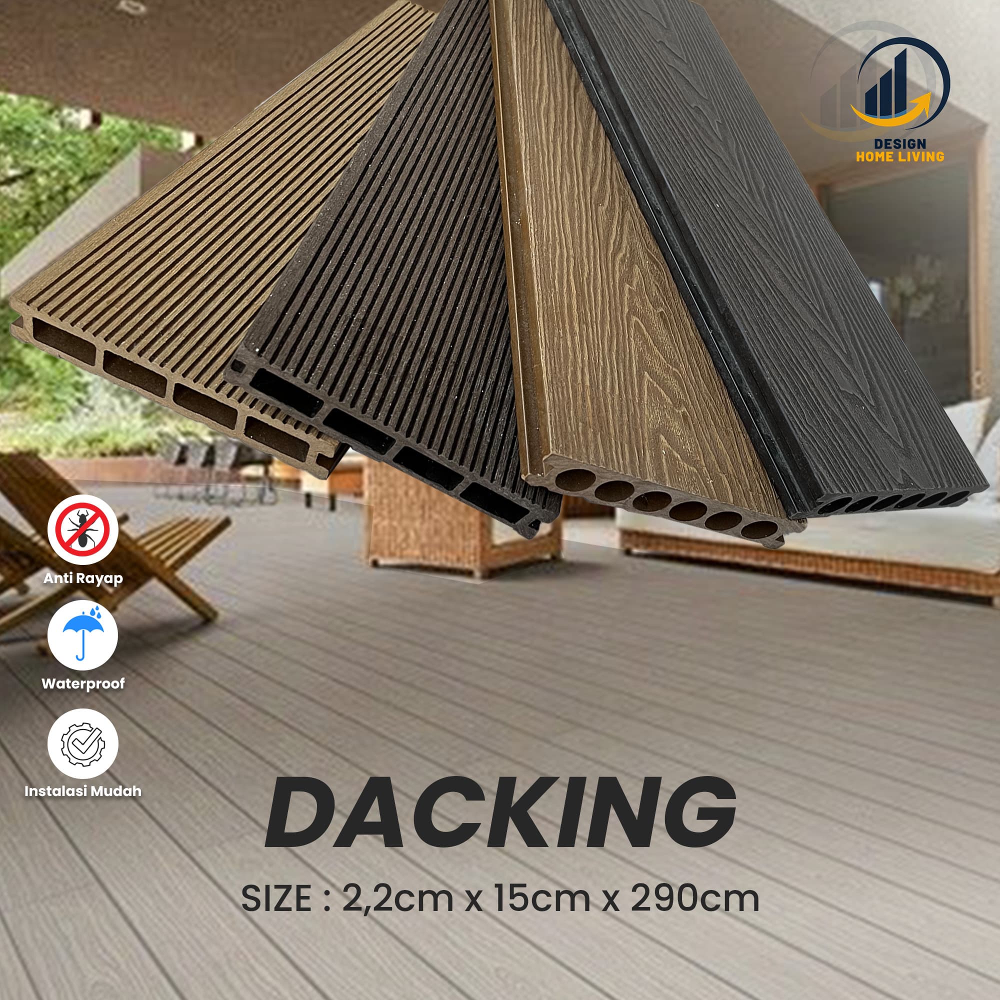 Decking Lantai Outdoor